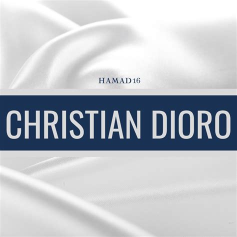 christian dior hamad 16|Hamad16 Official .